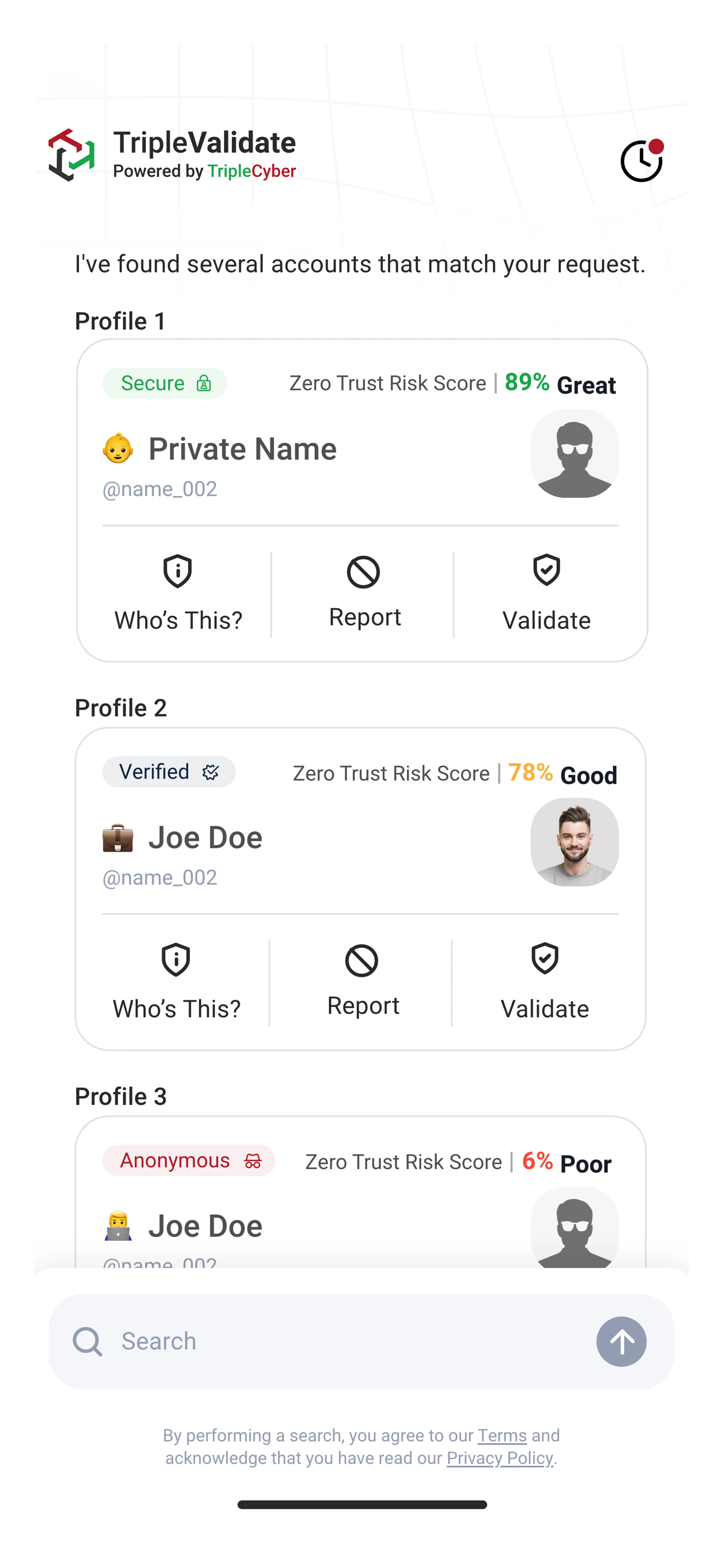 Step 2: Real-time verification